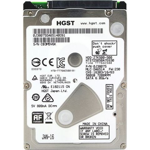 Ổ cứng laptop Hitachi HGST 500GB