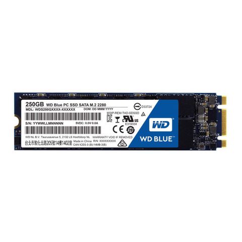 Ổ cứng SSD Western Digital WD Blue 250GB M.2 2280 SATA 3 – WDS250G2B0B