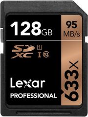  Lexar® Professional 633X Sdhc™/Sdxc™ Uhs-I Cards 128Gb 