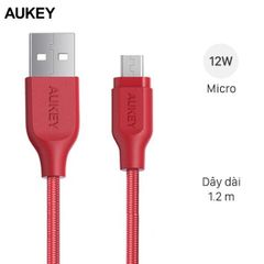  Cáp Micro 1.2 m AUKEY CBAM1 Đỏ 
