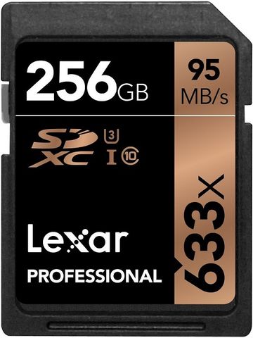 Lexar® Professional 633X Sdhc™/Sdxc™ Uhs-I Cards 256Gb