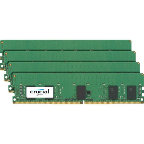 Crucial 32Gb Kit (4 X 8Gb) Ddr4-2400 Rdimm