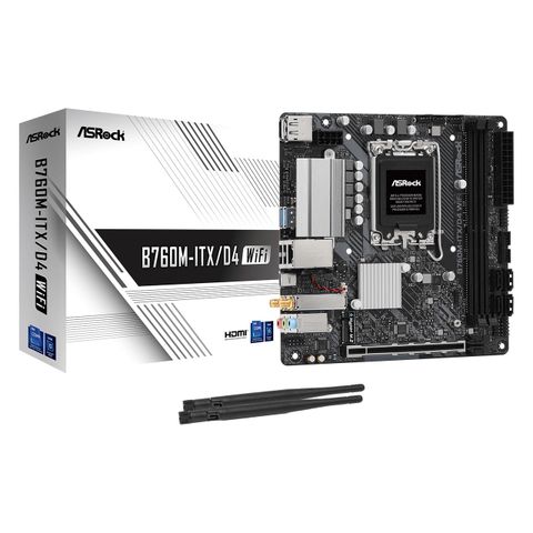 Mainboards ASRock B760M-ITX/D4 Wi-Fi