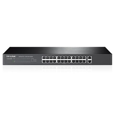 Switch Tp-link Tl-sl1226 24 Port 10/100mbps + 2 Port