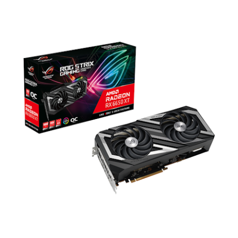 Card màn hình Asus ROG-STRIX-RX6650XT-O8G-GAMING 8GB GDDR6