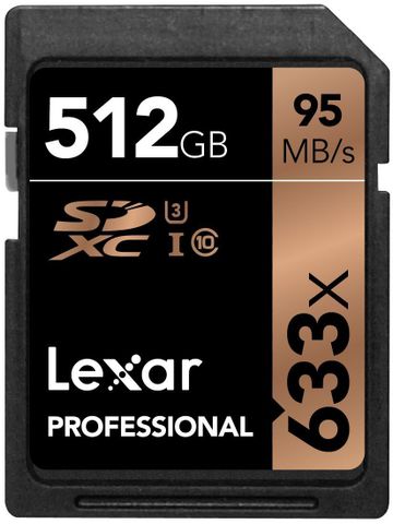 Lexar® Professional 633X Sdhc™/Sdxc™ Uhs-I Cards 512Gb