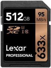  Lexar® Professional 633X Sdhc™/Sdxc™ Uhs-I Cards 512Gb 