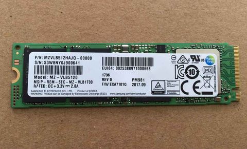 SSD NVMe Samsung PM981 1TB