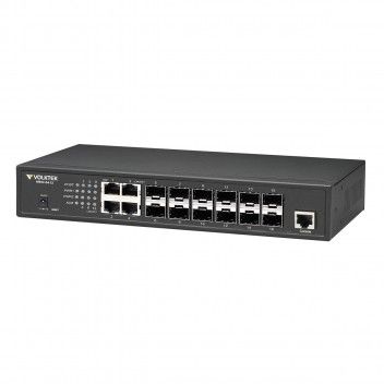 Switch Volktek Men-6412 Layer 2 Fiber Ftth Switch 12 Port