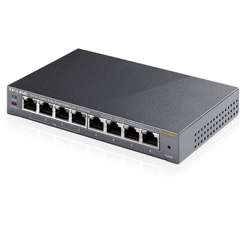 Switch Tp-link Easy Smart Tl-sg108pe 8 Cổng Gigabit Với 4 Cổng Poe