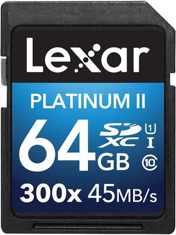 Lexar® Platinum Ii 300X Sdhc/Sdxc™ Uhs-I Cards 64Gb