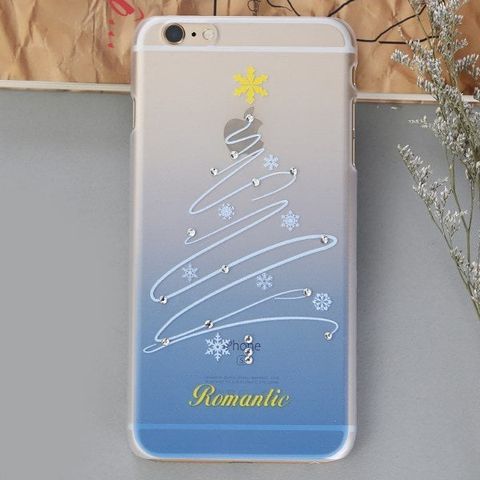 Ốp lưng iPhone 6 - 6s Plus Nhựa dẻo Diamond OSMIA Romantic Xanh biển