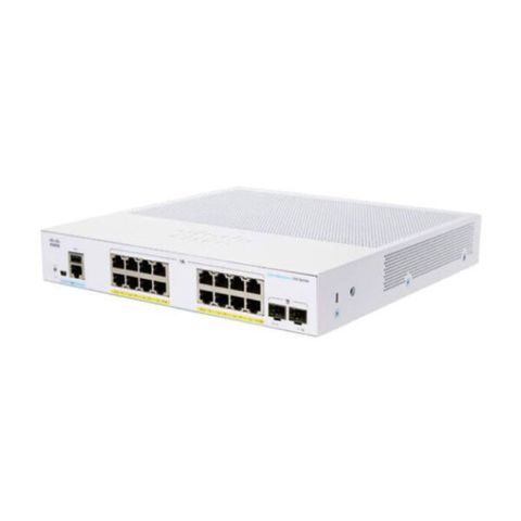 Smart Gigabit Switch Poe Cisco 16 Port Cbs250-16p-2g-eu