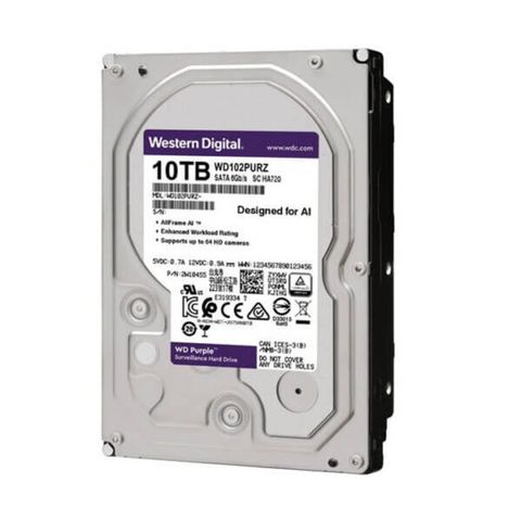 Ổ Cứng Hdd Wd Purple 10tb 3.5″ Sata 3 Wd102purz