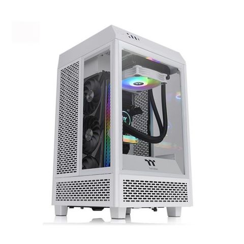 Vỏ Case Thermaltake Tower 100 Tg Snow – Ca-1r3-00s6wn-00