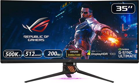 Màn Hình Asus Rog Swift Pg35vq Cong 4k 200hz G-sync Hdr Aura Sync