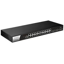 Thiết Bị Mạng Switch DrayTek 24 Port Gigabit Managed VigorSwitch G1280