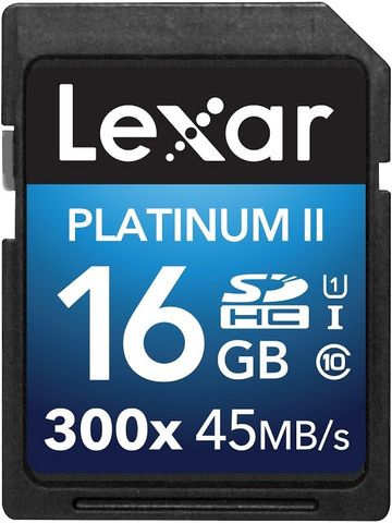 Lexar® Platinum Ii 300X Sdhc/Sdxc™ Uhs-I Cards 16Gb