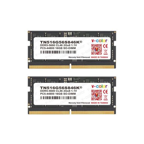 Ram Laptop V-Color DDR5 16GB 5600Mhz TN516G56S846 Sodimm