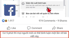  Cách giảm tần suất bình luận bài đăng trên Facebook cực dễ 