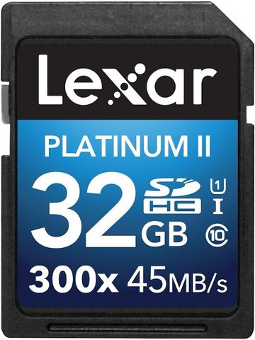 Lexar® Platinum Ii 300X Sdhc/Sdxc™ Uhs-I Cards 32Gb
