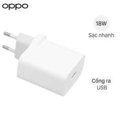  Adapter Sạc 18W OPPO OP92KAUH Trắng 