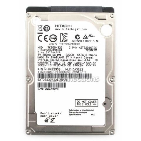 Ổ cứng laptop Hitachi (HGST) 320GB – 7200RPM – SATA 3