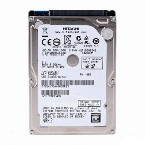 Ổ cứng laptop Hitachi (HGST) 1TB – 5400RPM – SATA 3