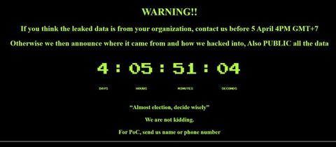 Tin tặc dọa công khai thông tin 55 triệu người Thái Lan