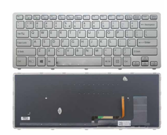  Bàn phím dùng cho laptop Sony SVF14N Màu bạc 