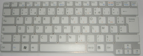 Bàn phím dùng cho laptop Sony CW Màu trắng