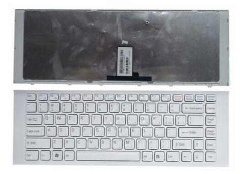 Bàn phím dùng cho laptop Sony EG Màu trắng