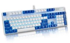  Bàn Phím Cơ Gaming Có Dây Rapoo V500 Pro White Blue 