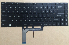  Bàn phím dùng cho laptop MSI GS65 GF63 đen LED 