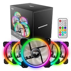  Aigo Dr12 3In1 Rgb 12Cm Kit 3 Fan + Hub 