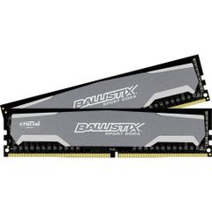  Crucial Ballistix Sport Lt Gray 16Gb Kit (2 X 8Gb) Ddr4-2400 Udimm 