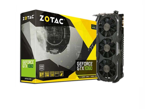 VGA Zotac GTX 1060 AMP Extreme 6G GDDR5X 3 Fan