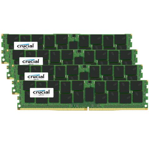 Crucial 256Gb Kit (4 X 64Gb) Ddr4-2400 Lrdimm