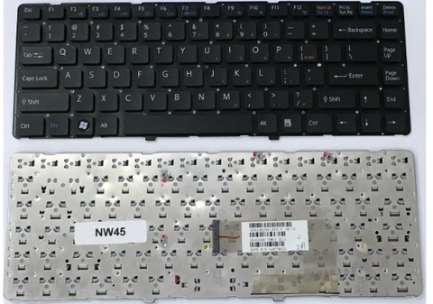 Bàn phím dùng cho laptop Sony NW Màu đen