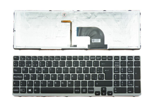 Bàn phím dùng cho laptop Sony SVE15 Màu đen LED