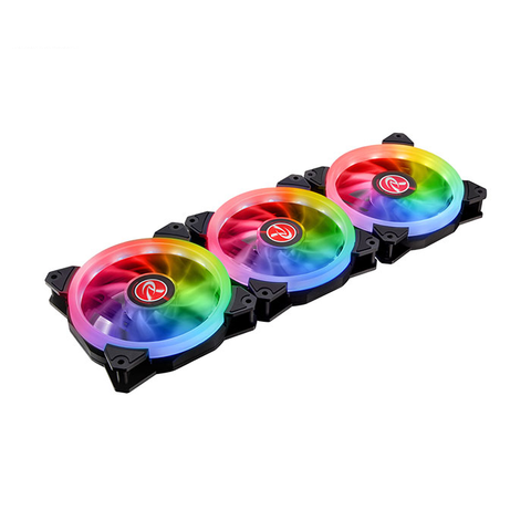 Fan Case Raijintek Iris ADD-3 12cm RGB Pack 3 Fan
