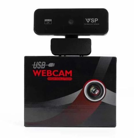 Webcam AI HD-2K, Full HD, 1080P, Có Mic