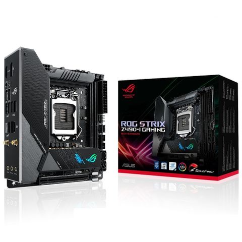 mainboard asus rog strix z490-i gaming lga1200 itx