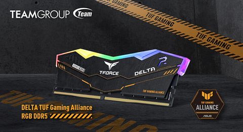 TeamGroup và ASUS cùng ra mắt bộ nhớ T-FORCE DELTA TUF Gaming Alliance RGB DDR5: 16GB / 6000 MHz