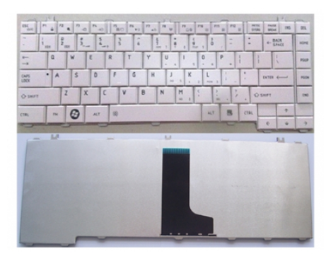 Bàn phím dùng cho laptop Toshiba L640 màu trắng