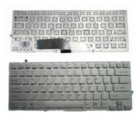 Bàn phím dùng cho laptop Sony SA SB SC Màu bạc