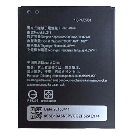 Pin (Battery) Lenovo A7000 Plus