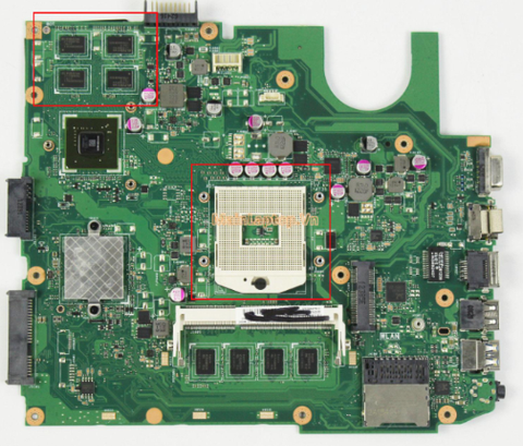 Mainboard dùng cho laptop Asus X45C