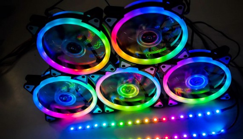 Freezemod Mega Digital Rgb ( 5 Fan + 2X30Cm Led )