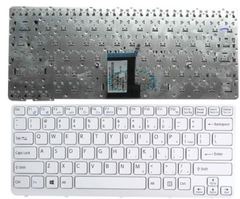  Bàn phím dùng cho laptop Sony CA Màu trắng 